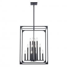 Trans Globe 11718 BK - 12LT PENDANT MID CENTURY-BK